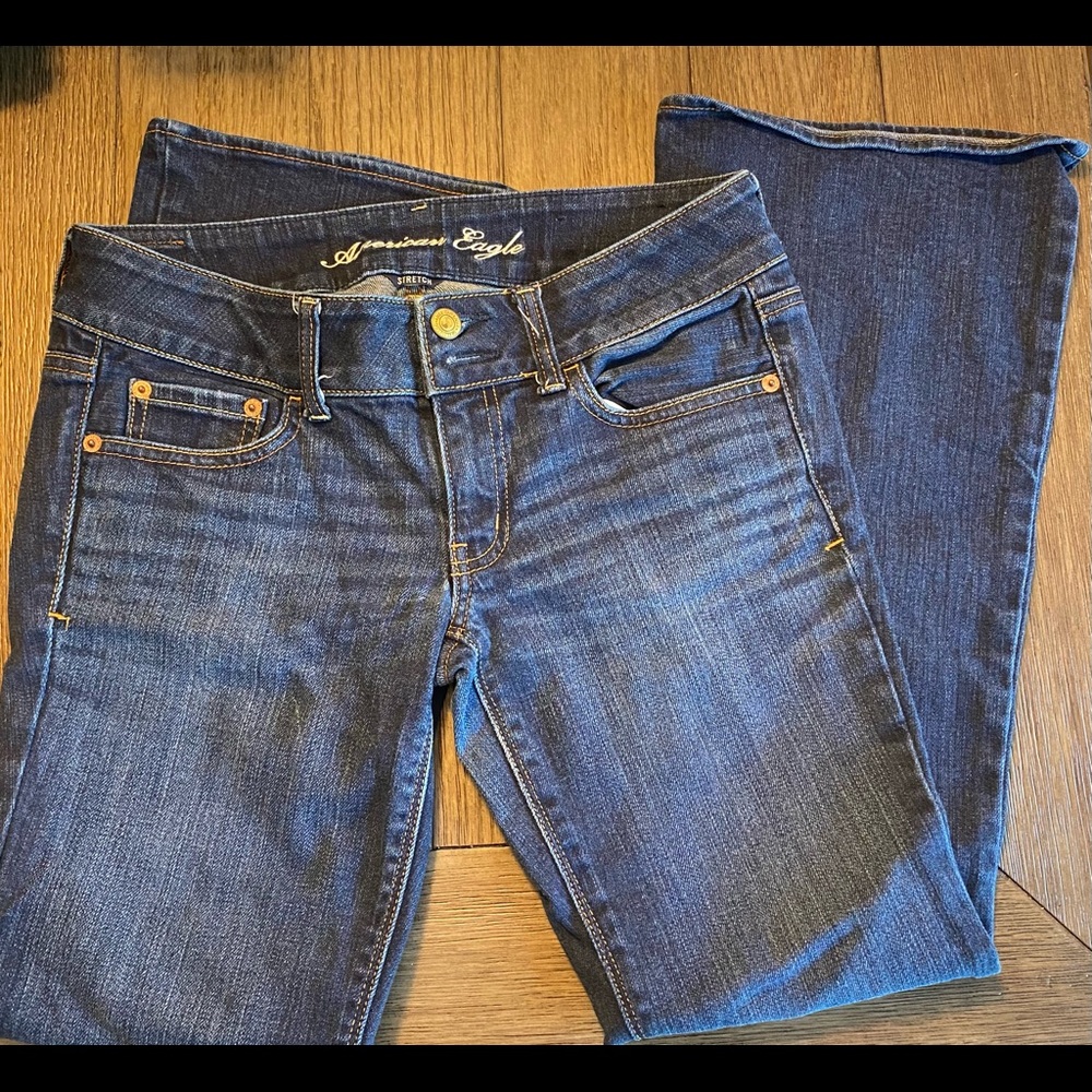 American Eagle Artist Flare Short Jeans